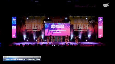 L1 - Rec Performance Advanced - 14Y [2026 Day 2 Sparks] 2026 ACDA Reach the Beach Rec Nationals