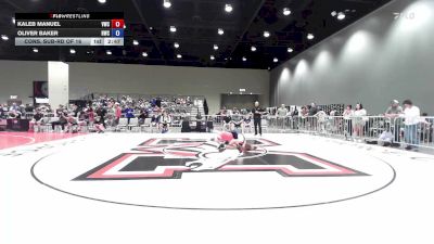 126 lbs Cons. Sub-rd Of 16 - Kaleb Manuel, Viking Wrestling Club vs Oliver Baker, Husky Wrestling Club