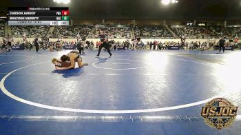 120 lbs Consi Of 16 #2 - Carson Jardot, Perry Wrestling Academy vs Brayden Merritt, Norman Grappling Club