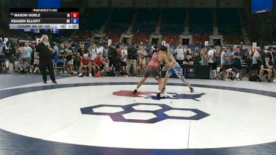 144 lbs Champ. Rd Of 128 - Mason Goelz, Indiana vs Keagen Elliott, Michigan