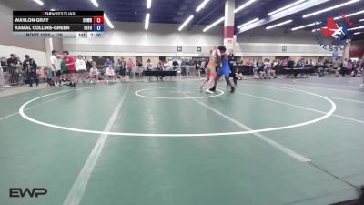 138 lbs Round Of 16 - Waylon Gray, Cowboy/Cowgirl Wrestling Club vs Kamal Collins-Green, Future Champs Of Texas/Southside Wrestling Club