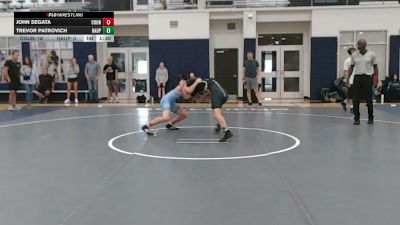 128 lbs Rr Rnd 4 - John Segata, Council Rock South Gold - HSBNFC vs Trevor Patrovich, Hauppauge WC - HSBNFC