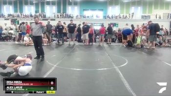 56 lbs Round 5 (8 Team) - Alex Larue, U2 Upstate Uprising vs Eesa Mirza, Florida Scorpions Black