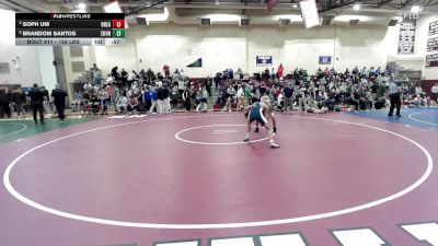 126 lbs Consolation - Soph Um, Bristol Eastern vs Brandom Santos, East Haven