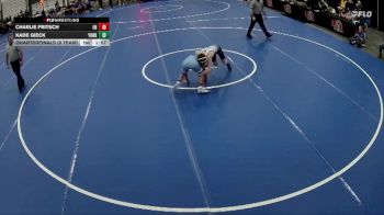 113 lbs Quarterfinals (8 Team) - Kade Gieck, York vs Charlie Fritsch, Elkhorn North
