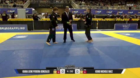 Kiara Liene Pereira Gonzales vs Kensi Nichole Baez 2026 Pan Kids Jiu-Jitsu IBJJF Championship