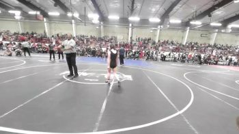 116 lbs Quarterfinal - Ryland Huppenthal, Brighton WC vs Juliette Hicks, Badlands WC