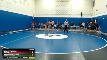 160 lbs Cons. Round 3 - Braze Cassidy, Soldotna vs Sebastion Echak, Colony High School