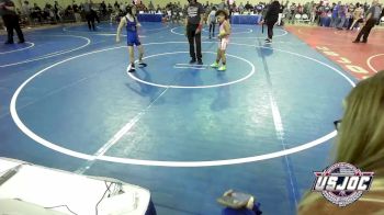 75 lbs Round Of 16 - Rogan Hunter, HBT Grapplers vs Gunner Adams, Deer Creek Wrestling Club