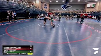 138 lbs Cons. Round 2 - Ethan Elliott, Willis vs Yianni Koymarianos, Conroe The Woodlands