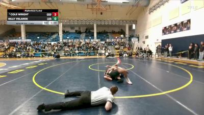 150 lbs Champ. Round 1 - Cole Wright, Cody vs Billy Velarde, Lander Valley