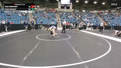 157 lbs Cons. Round 2 - Evan Atchley, Texas Wesleyan vs Sam Humphrey, Embry-Riddle (Ariz.)
