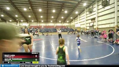 55 lbs Round 3 (6 Team) - Baylee Thompson, Oregon vs Riley Lara, Colorado