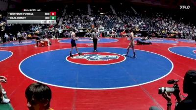 2A-126 lbs Champ. Round 1 - Braydon Powell, Rockmart vs Cael Kusky, Lovett School