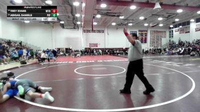 113 lbs Consi Of 8 #1 - Trey Evans, Waterford vs Abigail Daniels, Putnam