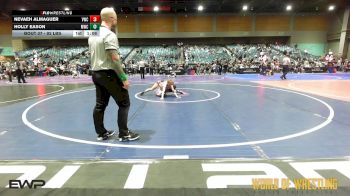 92 lbs Quarterfinal - Nevaeh Almaguer, Victory vs Holly Eason, Maize Wrestling Club