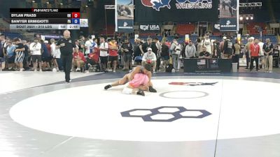 215 lbs Cons. Sub-rd Of 32 - Dylan Frass, Ohio vs Sawyer Ermigiotti, Pennsylvania