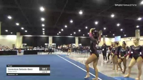 Genevieve Sabado-Baez - Floor, Gliders #1117 - 2021 USA Gymnastics Development Program National Championships