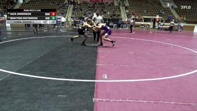 1A-4A 150 Cons. Round 2 - Brayton Patterson, Dadeville vs Jace Anderson, Ranburne