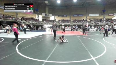 54 lbs 5th Place - Jordan Ibarra, Duran Elite vs Beau Huskin, Pueblo West