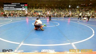 90 lbs Consi Of 16 #2 - Omar Maldonado, Nebraska Elite vs Gabriel Garcia, Siouxland Wrestling Academy