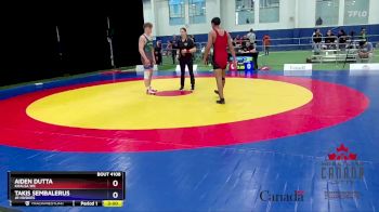 71kg Champ. Round 2 - Aiden Dutta, Khalsa WC vs Takis Sembalerus, Jr Huskies