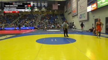 141 lbs Quarterfinal - Nash Singleton, Oregon State vs Richie Clementi, California Baptist