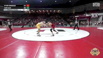 175 lbs Finals (8 Team) - Zyler Gonzalez, TUTTLE vs Cain Clay, BRISTOW