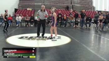 85 lbs Round 1 (8 Team) - Cash Dorazio, Beast Mode vs AJ BECHLEM, West Shore Wrestling Club