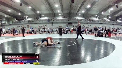 132 lbs 3rd Place Match - Brady McMurtry, BullTrained Wrestling vs Michael Poulette, Thoroughbred Wrestling Academy (TWA)