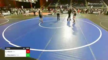 130 lbs Quarterfinal - Christopher Moore, Painted Desert vs Logan Stansberry, Fvwc