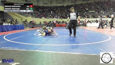 113 lbs Round Of 128 - Bentlee Hernandez, Clinton, Ok vs Hendrix Newcomb, Noble Takedown Club