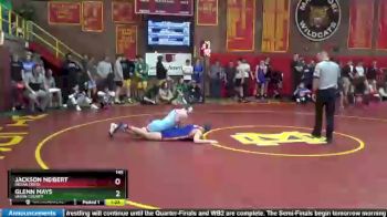 145 lbs Quarterfinal - Glenn Mays, Union County vs Jackson Neibert, Indian Creek
