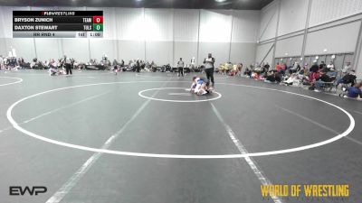 92 lbs Rr Rnd 4 - Bryson Zunich, Team Danger 12U vs Daxton Stewart, Tulsa Elite 12U 1