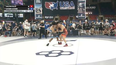 144 lbs Cons. Sub-rd Of 64 - Dalton Ellis, Alabama vs Jayden Acomb, New York