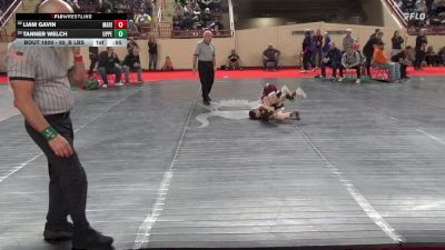 65_B lbs Round Of 64 - Liam Gavin, Marion Center vs Tanner Welch, Upper Perkiomen