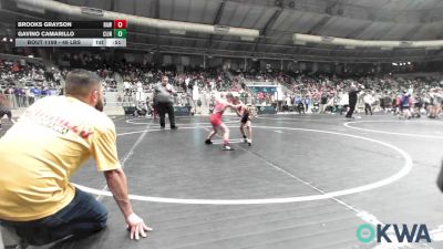 46 lbs Consi Of 4 - Brooks Grayson, Raw Wrestling Club vs Gavino Camarillo, Clinton Youth Wrestling