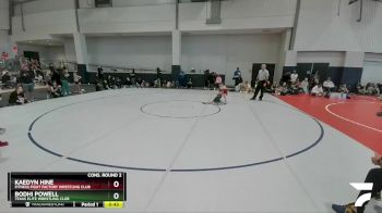 55 lbs Cons. Round 2 - Kaedyn Hine, Fitness Fight Factory Wrestling Club vs Bodhi Powell, Texas Elite Wrestling Club