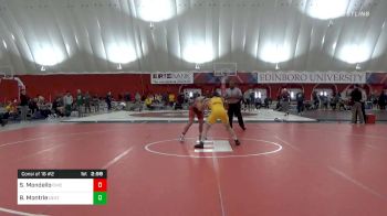 165 lbs Consolation - Sean Mondello, Ohio University vs Blake Montrie, Central Michigan