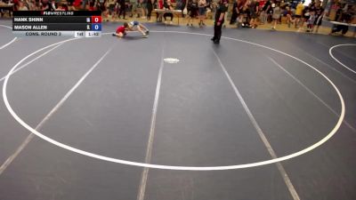 75 lbs Cons. Round 3 - Hank Shinn, IA vs Mason Allen, IL