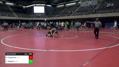 145 lbs Consi Of 8 #2 - Anthony Dispensa, Cranford vs Zack Regotti, Moon Twp