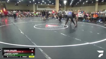 285 lbs Round 5 (6 Team) - Edwin Walker, East Alabama Wrestling Team vs Jameson Lackey, Techfall Black