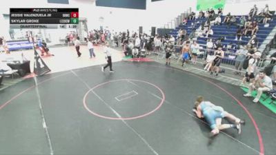 165 lbs Quarterfinal - Skylar Groke, La Costa Canyon High School Wr vs Jessie Valenzuela Jr, Rough House Wrestling Club