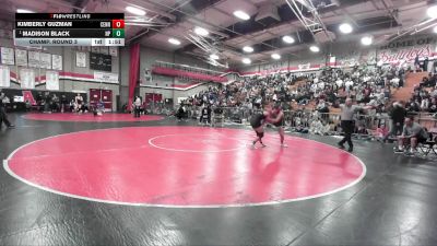130 lbs Champ. Round 3 - Madison Black, Newbury Park vs Kimberly Guzman, Centennial