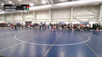 105 lbs Semifinal - Kamryn Keele, Lehi vs Angela Pfeifer, Cedar City