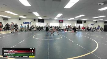 132 lbs Cons. Round 1 - Drew Petty, South Torrance vs Diego Brito, Granite Hills (El Cajon)