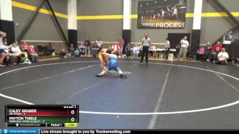 100 lbs Round 3 (6 Team) - Payton Thiele, Nebraska Vipers Scarlet vs Caley Graber, MN Storm