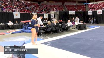Kirah Koshinski - Floor, West Virginia - 2018 Big 12 Championship