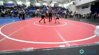 55 lbs Quarterfinal - Hagan Wolfenberger, Keystone Kids Wrestling Club vs Eli Hunt, Tulsa North Mabee Stampede