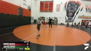 77 lbs Quarterfinal - Parker Nelson, Riverton USA Wrestling vs Archer Wenzel, Powell Wrestling Club